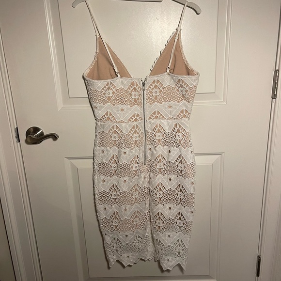 Lulus white lace dress - Picture 4 of 7